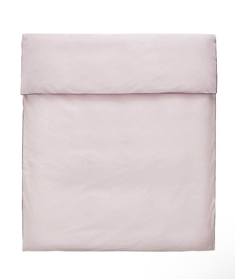 Hay Outline Duvet Cover, Soft Pink - King Size 100% Organic Cotton NEW
